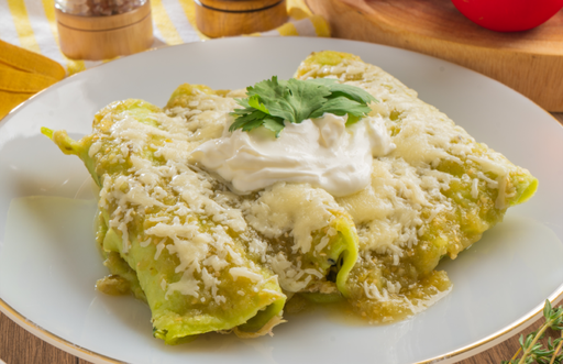 Enchiladas de nopal 